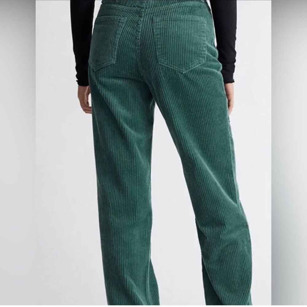 Pacsun Green Corduroy Embroidered Boyfriend Jeans Size 23 - Picture 3 of 14